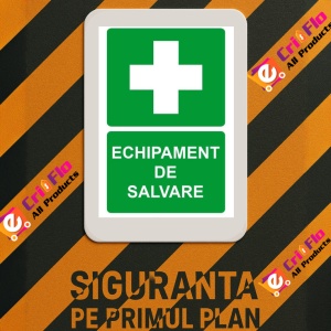 Indicator Echipament de salvare, Sticker autocolant - Img 3