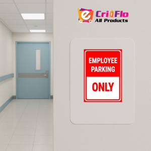 Indicator Employee parking only sign, Sticker autocolant - Img 4