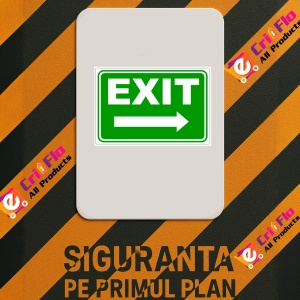 Indicator Exit in dreapta, Sticker autocolant - Img 2
