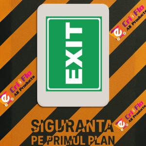 Indicator Exit, Sticker autocolant - Img 3