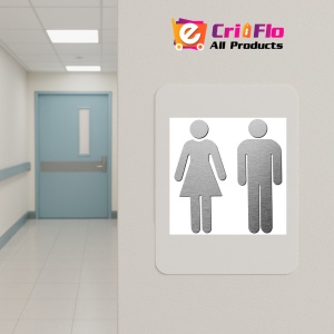 Indicator figurine decorative pentru semne de baie pentru barbati si femei, Sticker autocolant - Img 4