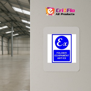 Indicator Folositi echipament antiex, Sticker autocolant - Img 3