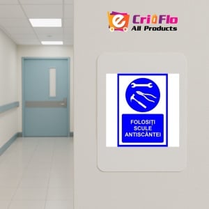 Indicator Folositi scule antiscantei, Sticker autocolant - Img 4