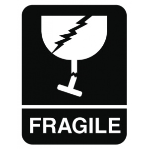Indicator Fragile, Sticker autocolant - Img 1