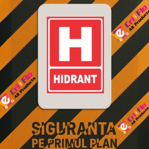 Indicator Hidrant, Sticker autocolant - Img 3