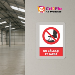 Indicator Indicator nu calcati pe iarba, Sticker autocolant - Img 4