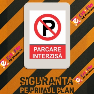 Indicator Indicator parcare interzisia, Sticker autocolant - Img 3