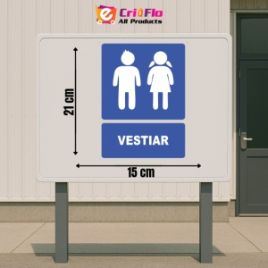 Indicator Indicator vestiar, Sticker autocolant - Img 2