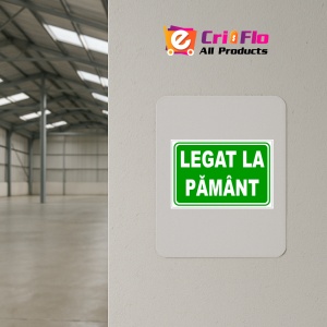 Indicator Legat la pamant, Sticker autocolant - Img 3