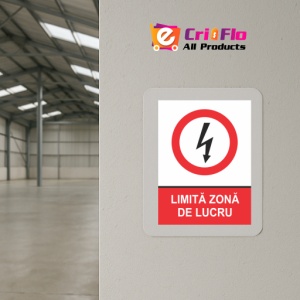 Indicator Limita zona de lucru, Sticker autocolant - Img 4