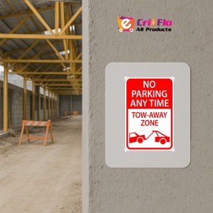 Indicator No Parking Anytime Tow Away Zone Sign, Sticker autocolant - Img 5