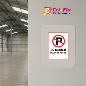 Indicator Nu blocati calea de acces, Sticker autocolant - Img 3