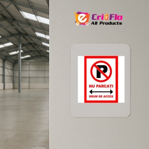 Indicator Nu parcati drum de acces, Sticker autocolant - Img 3