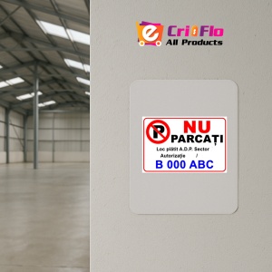 Indicator Nu parcati loc platit, Sticker autocolant - Img 3