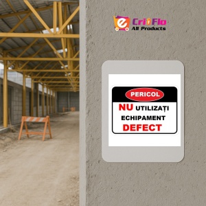 Indicator Nu utilizati echipament defect, Sticker autocolant - Img 5