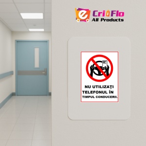 Indicator Nu utilizati telefonul in timpul conducerii, Sticker autocolant - Img 4