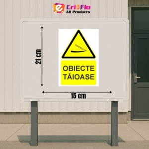 Indicator Obiecte taioase indicator de avertizare, Sticker autocolant - Img 2