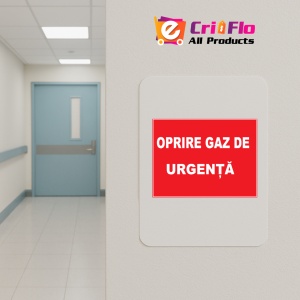 Indicator Oprire in caz de urgenta, Sticker autocolant - Img 4