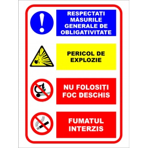 Indicator Panou de securitate, Sticker autocolant