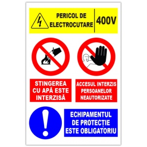 Indicator Panou pentru tablourile electrice, Sticker autocolant