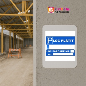 Indicator Parcare cu loc platit, Sticker autocolant - Img 5