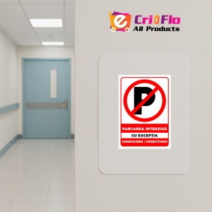 Indicator Parcare interzisa cu exceptia conducerii directiunii, Sticker autocolant - Img 4