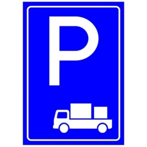 Indicator Parcare pentru marfa, Sticker autocolant