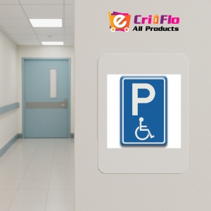 Indicator parcare pentru persoane cu handicap, Sticker autocolant - Img 4