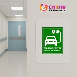 Indicator Parcare pentru vehicule electrice, Sticker autocolant - Img 4