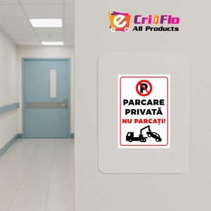 Indicator Parcare privata nu parcati, Sticker autocolant - Img 4