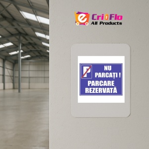 Indicator Parcare rezervata nu parcati, Sticker autocolant - Img 3
