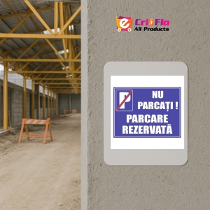 Indicator Parcare rezervata nu parcati, Sticker autocolant - Img 5