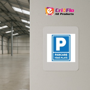 Indicator Parcari fara plata, Sticker autocolant - Img 3