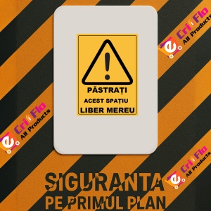 Indicator Pastrati acest spatiu liber mereu, Sticker autocolant - Img 2