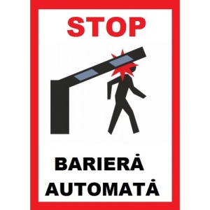Indicator Pentru bariera auto, Sticker autocolant