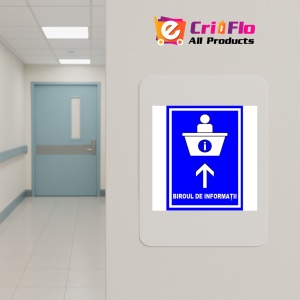 Indicator Pentru birou de informatii, Sticker autocolant - Img 4