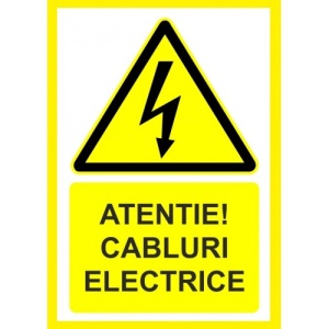Indicator Pentru cabluri electrice, Sticker autocolant