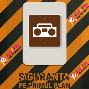 Indicator Pentru camping radio, Sticker autocolant - Img 2