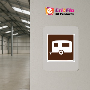 Indicator pentru camping remorca, Sticker autocolant - Img 3