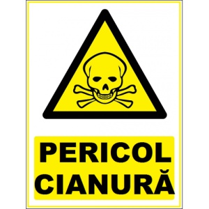 Indicator Pentru cianura, Sticker autocolant
