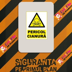 Indicator Pentru cianura, Sticker autocolant - Img 2
