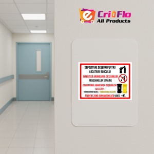 Indicator Pentru depozitare deseuri, Sticker autocolant - Img 4