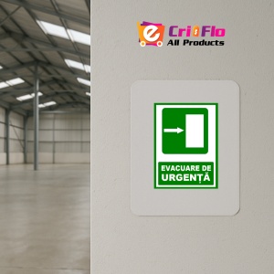 Indicator Pentru evacuare de urgenta la dreapta, Sticker autocolant - Img 3