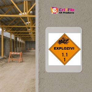 Indicator Pentru explozivi clasa 1.1, Sticker autocolant - Img 5