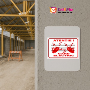 Indicator Pentru gard electric, Sticker autocolant - Img 5
