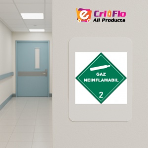 Indicator Pentru gaz care nu e inflamabil clasa 2 adr, Sticker autocolant - Img 4