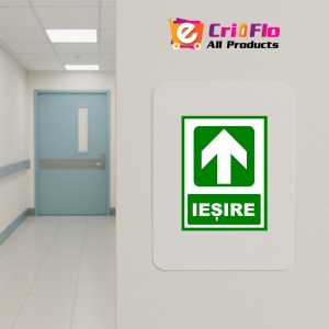 Indicator Pentru iesire cu directie in sus, Sticker autocolant - Img 4