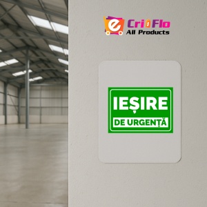 Indicator Pentru iesire de urgenta, Sticker autocolant - Img 3