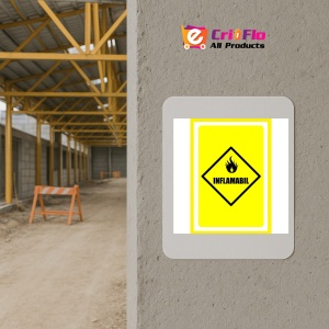 Indicator Pentru inflamabil, Sticker autocolant - Img 5