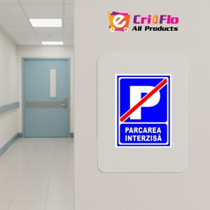 Indicator Pentru interzicere parcare interzisa, Sticker autocolant - Img 4